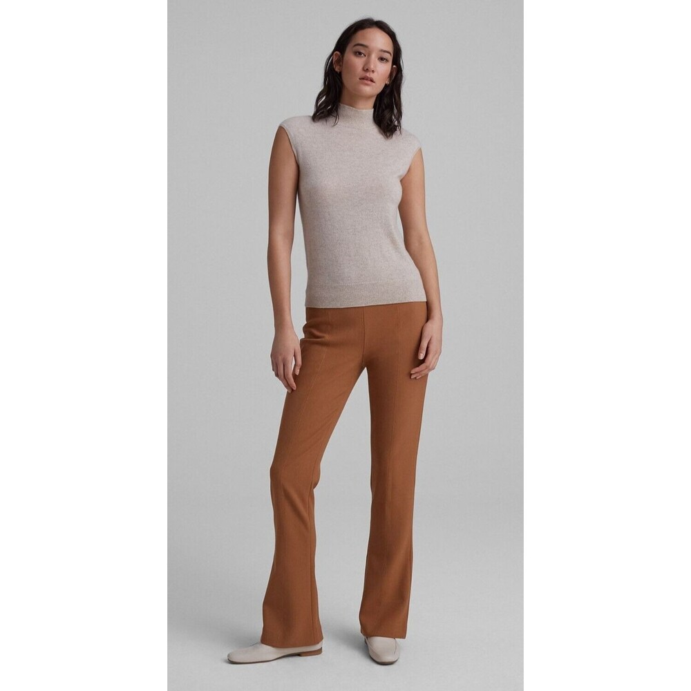 Club Monaco Women's Slim Kick Flare Pant Pants Sz 0 Honey